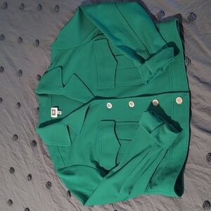Anne Klein Kelly Green boxy jacket